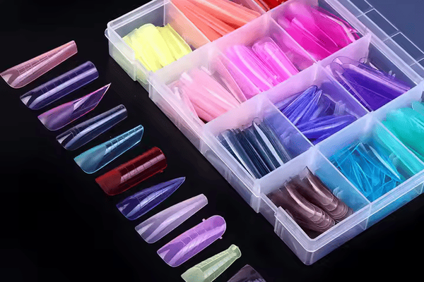 Tipsuri Colored Smart Forms – 288 Buc | Forme Reutilizabile Unghii | Everin