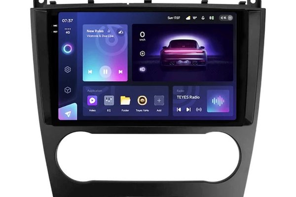 Navigatie Auto Teyes CC3 2K Mercedes-Benz CL C216 2006-2014 4+64GB 9.5" QLED Octa-core 2Ghz Android 4G Bluetooth 5.1 DSP