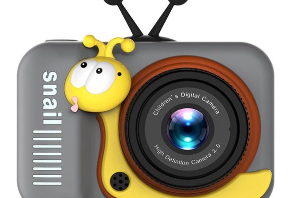 Camera pentru copii HD 1080P Melc Gri