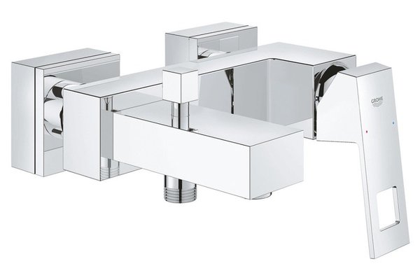 Baterie cada/dus Grohe Eurocube cu montare pe perete-23140000