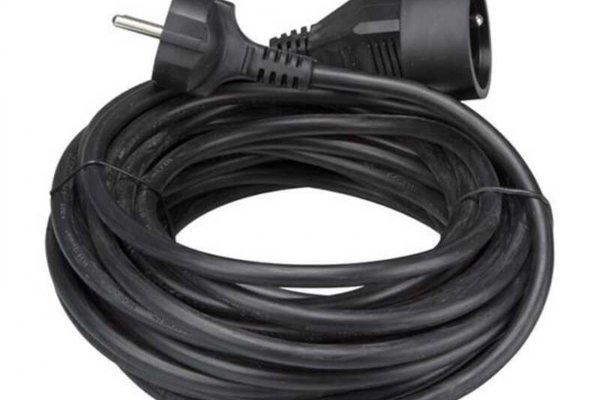 Cordon prelungitor cu fisa si priza Perel EC10B, 10 m