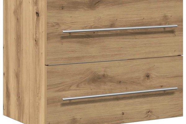 Dulap de baie pentru chiuveta din lemn prelucrat Stejar Artisan