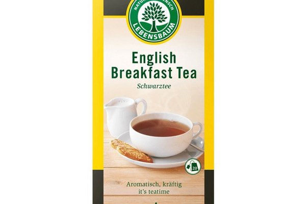 Ceai negru bio English Breakfast Lebensbaum, 40g - Aroma intensa si energizanta