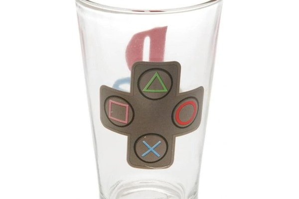 Pahar Mare ABYstyle Playstation - 500ml - Design cu Butoane