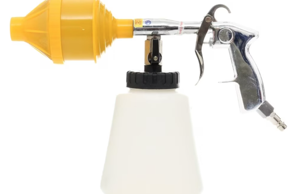 Pistol pneumatic pentru curatat tapiterie auto cu 2 duze capacitate 1L