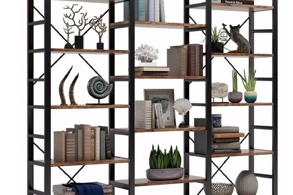Biblioteca , stil industrial seria A-627,180x27x170 cm ,PL255