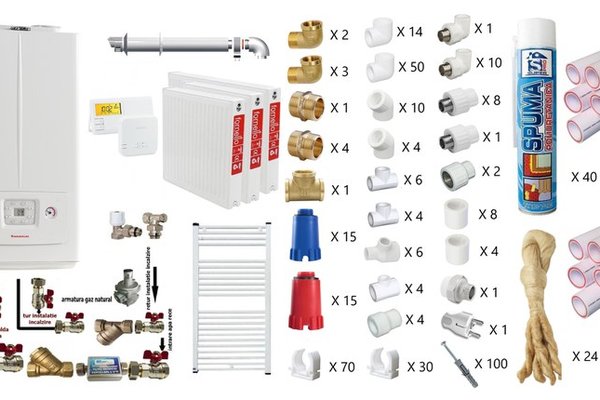 Pachet complet pentru apartament cu 2 camere - Centrala termica Immergas Victrix Omnia V2 26