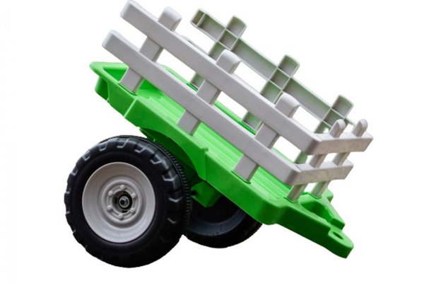 Remorca Verde Kinderauto pentru Traktor Farm