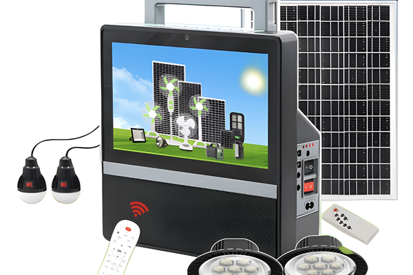 Kit panou solar cu TV GD 8088 putere 200W multifunctional