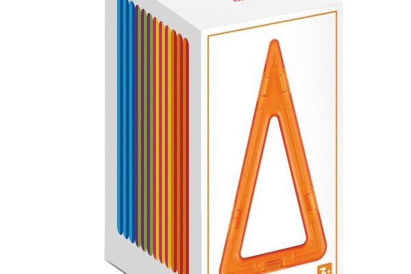 Joc de Constructie Magnetic Magformers Isosceles Triangle - 12 piese in forma de triunghi isoscel