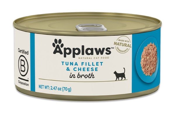 Applaws Tuna Fillet with Cheese, conserva, 70 g