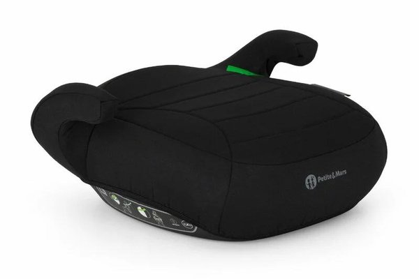 Inaltator auto Petite&Mars Zuno, I-size, 125-150 cm, 22-36 kg, Ergonomic, Usor, Negru