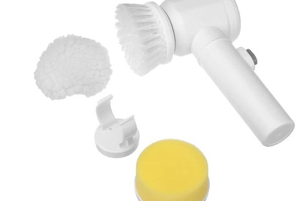 Perie electrica 5 in 1 pentru Curatenie Alba AM
