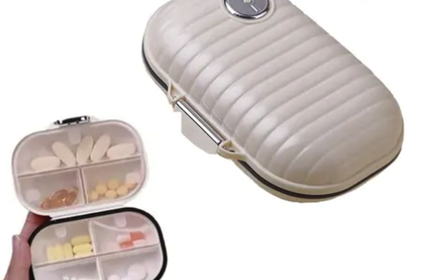 Organizator medicamente 7 compartimente tip portofel