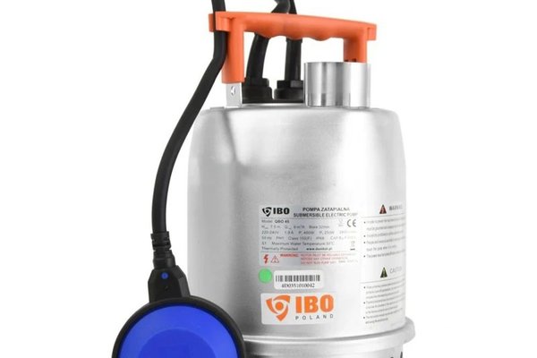 Pompa Submersibila IBO IPRO Professional QBO 45, 230V, 180W, Debit 140l/min, H Refulare 7m, Racord 1.25 Toli