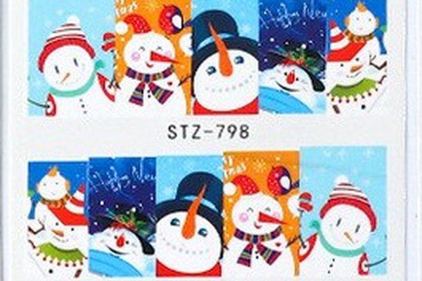 Tatuaj decor unghii iarna stz-798