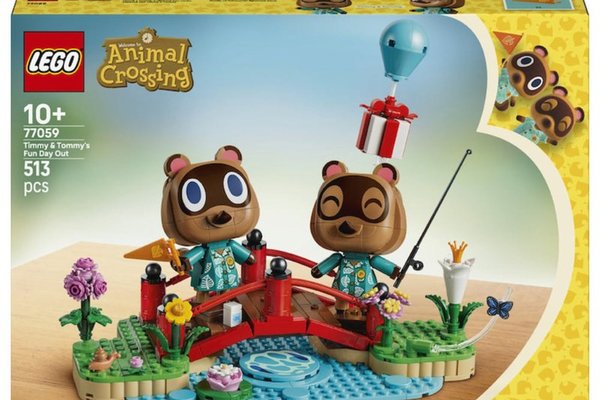LEGO Animal Crossing - Setul de Constructie Ziua Distractiva a Lui Timmy si Tommy (77059)