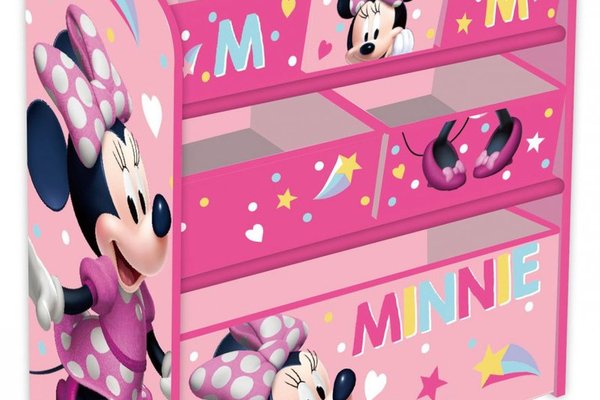 Minnies Bowtique - Organizator din lemn pentru jucarii