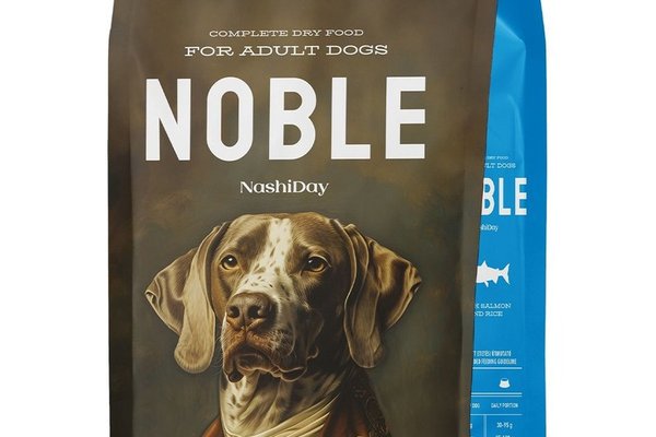Hrana Premium Uscata Caini, NashiDay Noble, Somon si Orez, 15 kg