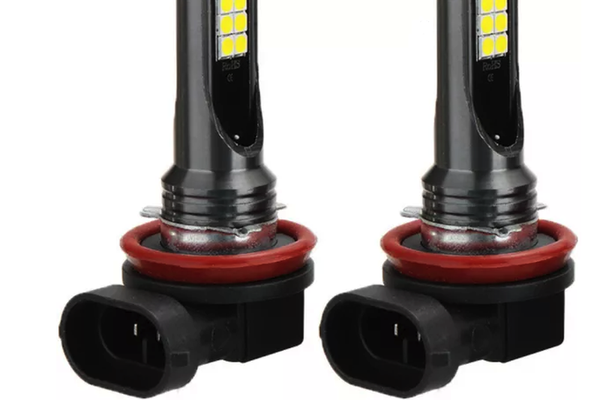 Set 2 Becuri LED Auto H11/H8 120W 12 LED-uri SMD 6000K