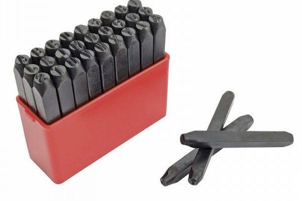 Set poansoane de marcat litere Mannesmann 244-08, 8 mm, 26 piese