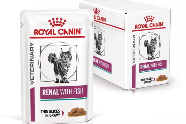 ROYAL CANIN Renal Fish, dieta veterinara, plic hrana umeda pisici, sistem renal, 12x85 g