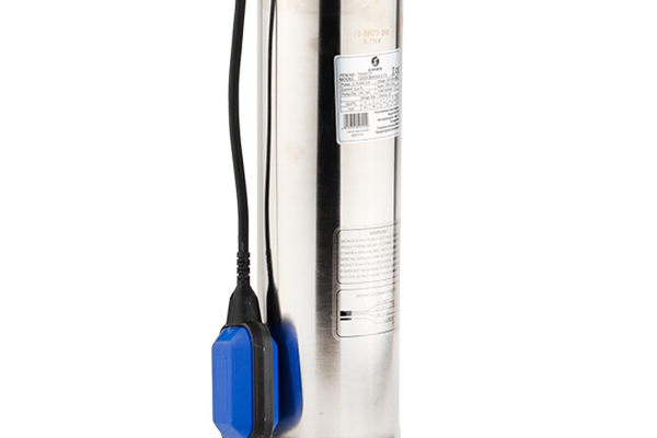 Pompa submersibila din inox, cu plutitor, 125SCM Gmax, 750W, 130 l/min, H ref. 43m