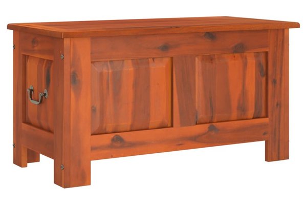 Cufar de depozitare din lemn masiv de acacia, maro, 70x35x37 cm