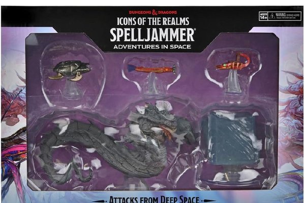Miniaturi D&D Icons of the Realms Ship Scale - Attacks from Deep Space
