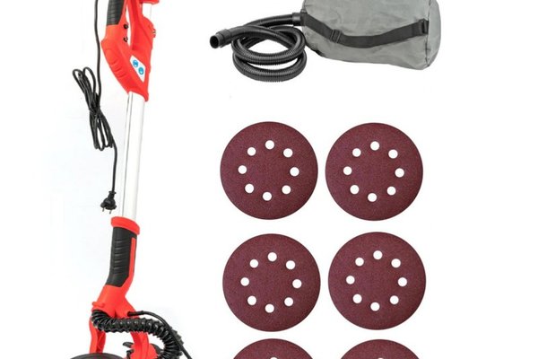 Slefuitor pereti cu aspirator Blade, 750W, 6 discuri, iluminare LED