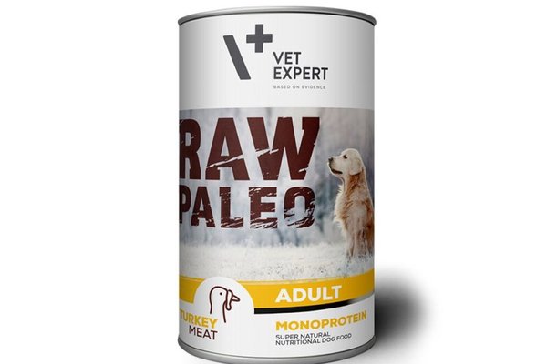 Raw Paleo, Conserva Monoproteica, Adult, Curcan, 400 g