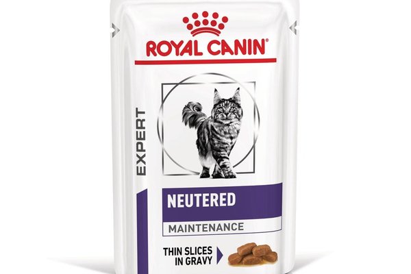 ROYAL CANIN Neutered Maintenance, formula veterinara, plic hrana umeda pisici, managementul greutatii, 85 g