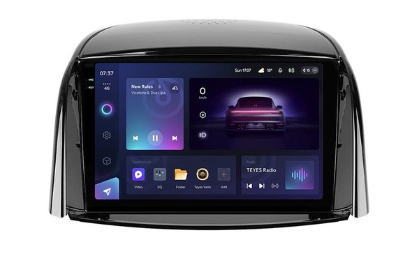 Navigatie Auto Teyes CC3 2K 360° Renault Koleos 2008 - 2016 6+128GB 9.5" QLED Octa-core 2Ghz, Android 4G Bluetooth 5.1 DSP