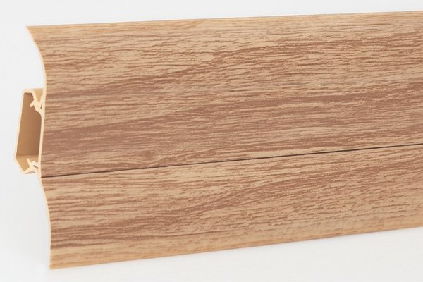 Plinta PVC pentru parchet laminat Korner LP52, 2500 x 52 x 26 mm, finisaj stejar antic