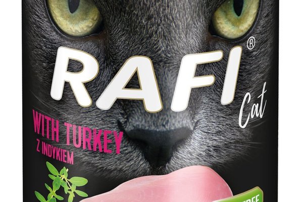 Hrana Umeda Pisici, Rafi Cat, Curcan, 400 g