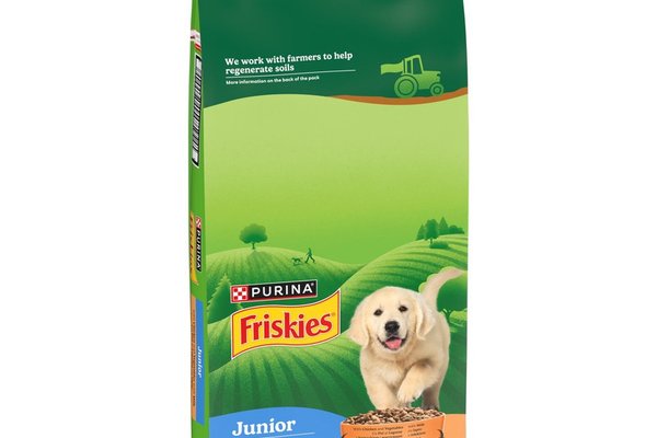 FRISKIES Junior Dog Food, Pui cu Legume si Lapte, 15 kg