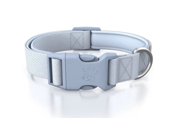 Zgarda Quick Release din policoton ultra-usoara Doctor Totolici, culoare Baby Blue, marimea XL