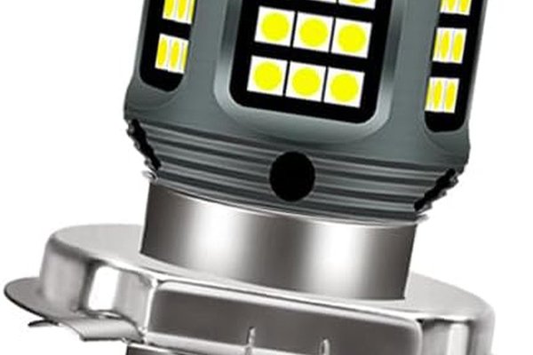 Bec Led H4 MOTO cu doua faze 3030 cu 61 LED SMD temperatura 6000k putere 160W 15000 lm
