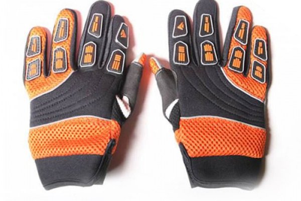 Manusi Motocross pentru Copii NITRO MOTORS - Portocalii