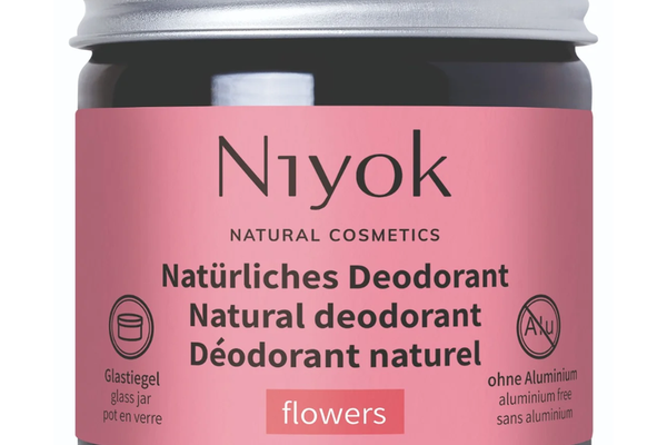 Deodorant crema cu arome florale, 40 ml, Niyok