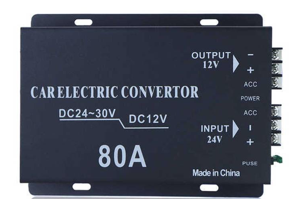 Convertor auto 80A tensiune 24v la 12v