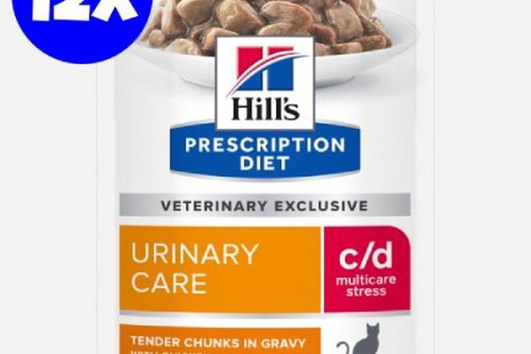 Hill's Prescription Diet Feline c/d Urinary Multi Stress Chicken, 12x85 g