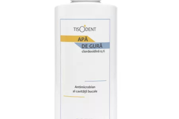 Apa de gura cu clorhexidina 0.1% Tisodent, 250ml, Tis Farmaceutic