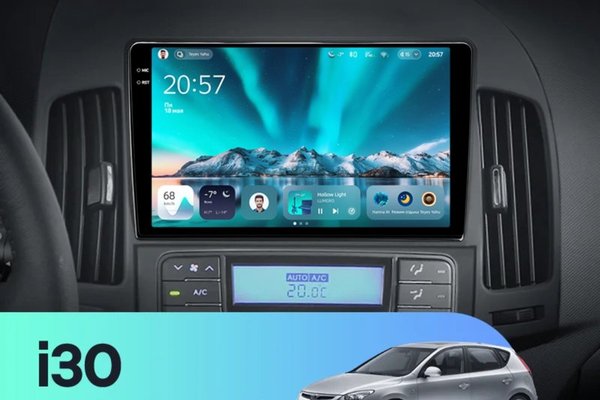 Navigatie Auto Teyes CC4 Hyundai i30 2007-2012 6+64GB 9.5" QLED Octa-core 2.7Ghz, Android 4G Bluetooth 5.1 DSP