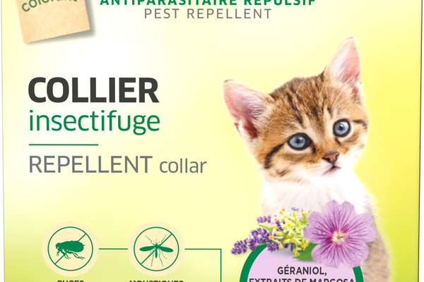 Francodex, Zgarda Antiparazitara Geraniol Kitten, <2 kg