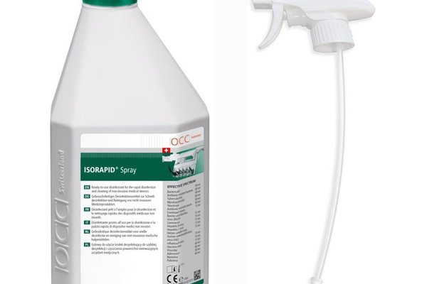 ISORAPID Spray 1L cu pulverizator – Dezinfectant rapid pentru instrumente si suprafete