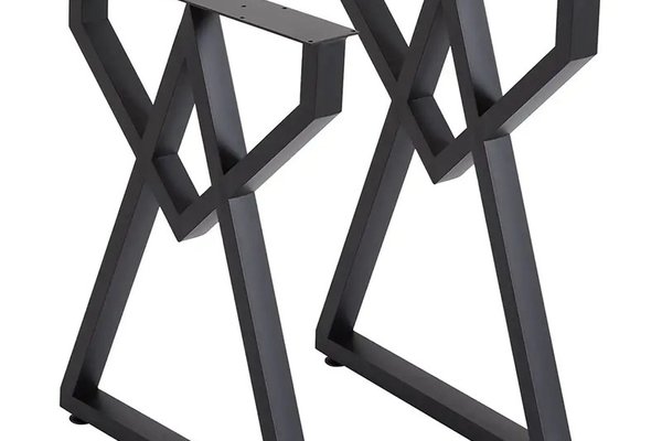 Set picioare masa metal, Homs , Negru,60X72 cm,30683