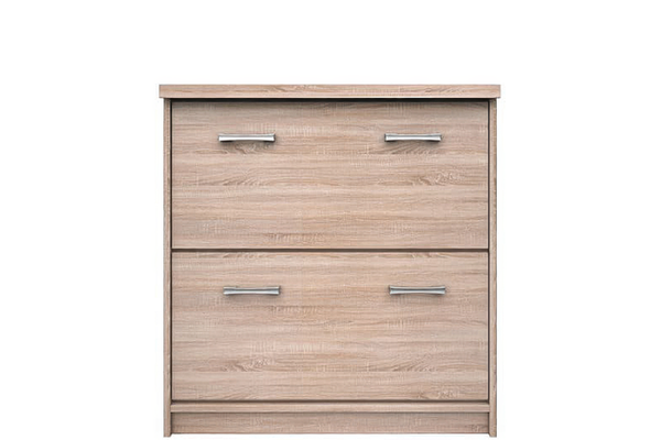Pantofar TOP MIX, 2 usi tip clapeta, stejar sonoma, 80x27x85 cm