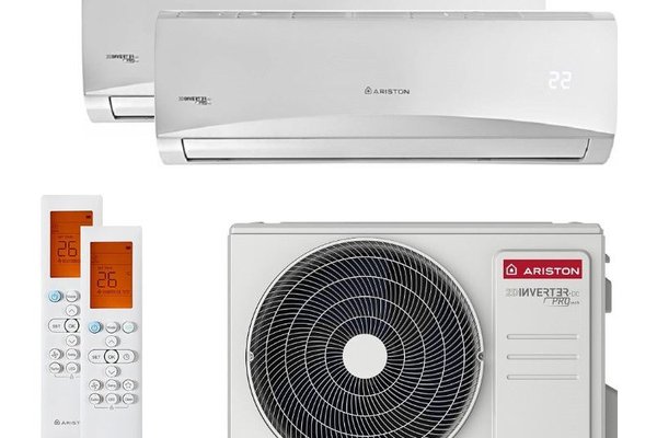 Aparat aer conditionat dublu split Ariston Prios 55 XD0 9000 + 9000 BTU, Tehnologie 2D inverter, Clasa energetica A++