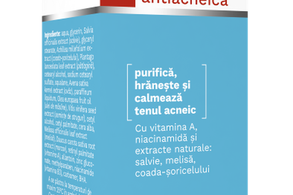 Crema Antiacneica Tis Farmaceutic Q4U, 50ml pentru Ten Fara Imperfectiuni